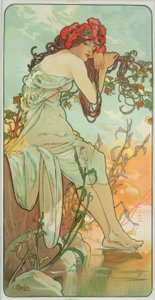 Nyár alkotó: Alphonse Mucha