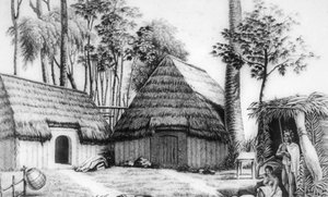 Kalaimoku főnök háza, 1819.