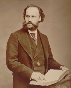 Charles Lenepveu zeneszerző portréja 1840-1910, 1875. alkotó: Alphonse Terpereau