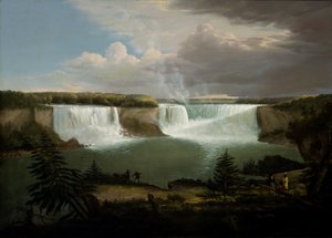 A Niagara-vízesés általános látképe alkotó: Alvan Fisher