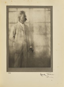 Mark Twain (Samuel Langhorne Clemens) alkotó: Alvin Langdon Coburn