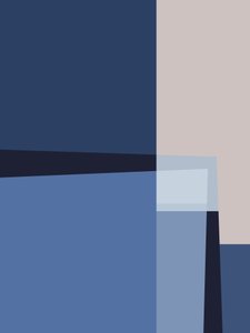 Absztrakt kék rétegek alkotó: Alyson Storms