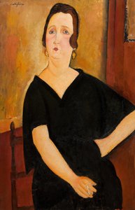 Madame Amedee nő cigarettával, 1918. alkotó: Amedeo Modigliani