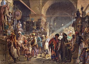 Egy török bazár, 1867