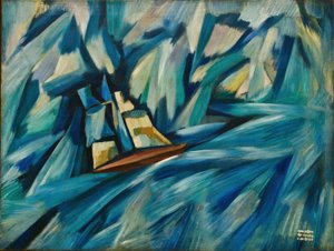 Vitorlás, 1914 körül (olaj, vászon)