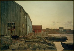Egy halászkunyhó, Old Hellesund