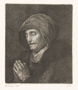 Imádkozó öregasszony (Rembrandt anyja)
