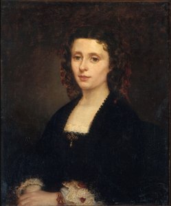 Athenais Mialaret portréja 1826-1899, 1855. alkotó: Amandine Parrot