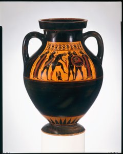 Amphora (korsó), ie 550 körül (terrakotta)