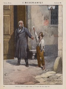 Illusztráció Victor Hugo Les Miserables című művéhez (színes litográfia)