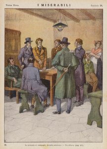 Illusztráció Victor Hugo Les Miserables című művéhez (színes litográfia)