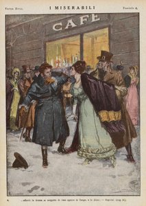 Illusztráció Victor Hugo Les Miserables című művéhez (színes litográfia)