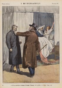 Illusztráció Victor Hugo Les Miserables című művéhez (színes litográfia)