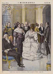 Illusztráció Victor Hugo Les Miserables című művéhez (színes litográfia)