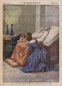 Illusztráció Victor Hugo Les Miserables című művéhez (színes litográfia)