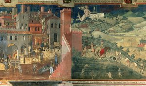 A jó kormányzás hatásai, 1338 körül