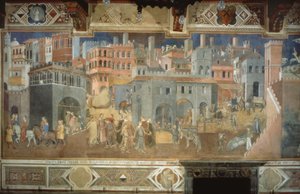 Jó kormányzás alkotó: Ambrogio Lorenzetti
