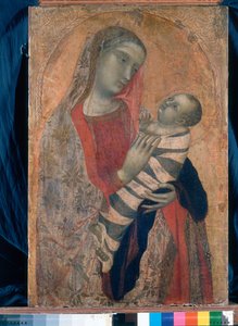Madonna és gyermeke, 1320-23 alkotó: Ambrogio Lorenzetti