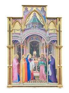 Jézus bemutatása a templomban alkotó: Ambrogio Lorenzetti