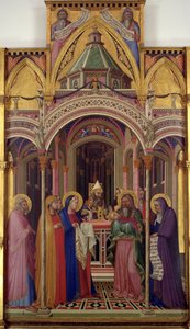 Bemutató a templomban, 1342 alkotó: Ambrogio Lorenzetti