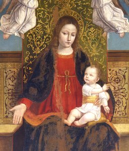 Madonna és gyermek, részlet