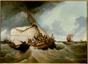 Tőkehal halászata Ambroise Louis Garneray (1783-1857) festménye 1832 V. 1,26x1,75 m Rouen, Szépművészeti Múzeum