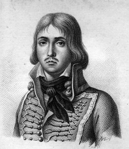 Marceau tábornok.François Séverin Marceau Desgraviers français tábornok (1769-1796).in” A francia tábornokok portréi a franciák győzelmei és hódításai nyomán””. Ambroise Tardieu metszete 1818-ban. Stella Collection. alkotó: Ambroise Tardieu