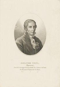 Alessandro Volta portréja 1745-1827, kb. 1820. alkotó: Ambroise Tardieu