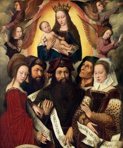 Deipara Virgo (olaj a panelen)