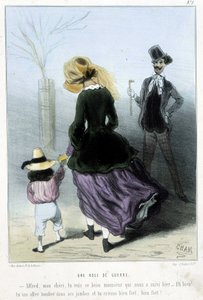 Háborús trükk – Cham „” Madeleines” című könyvében, 1870-1880 alkotó: Amédée de Noé