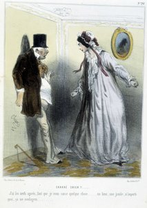 Crrré chien! - Cham "" Madeleines "-jében, 1870-1880 alkotó: Amédée de Noé