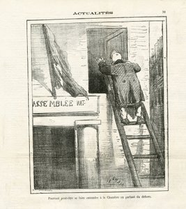 Illusztráció Chamről (1819-1879) Le Charivariban alkotó: Amédée de Noé