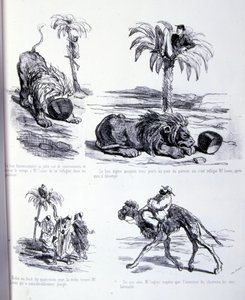 illusztráció: A hizlalás és a fogyás művészete alkotó: Amédée de Noé