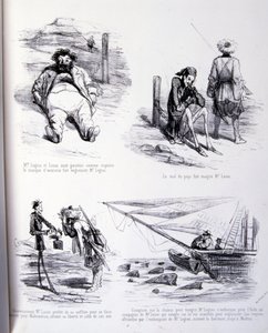 illusztráció: A hizlalás és a fogyás művészete alkotó: Amédée de Noé