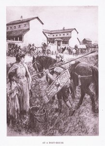 Postaházban, illusztráció A római katona, 1928-ból
