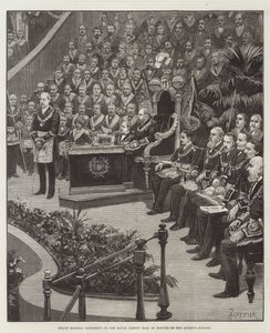 Nagy szabadkőműves találkozó a Royal Albert Hallban a királynő jubileuma tiszteletére