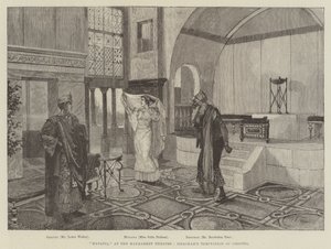 Hypatia, a Haymarket Színházban, Issachar: Oresztész megkísértése