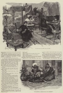 Mrs. Hauksbee kiül, egy történelmietlen extravagáns, Rudyard Kipling alkotó: Amedee Forestier