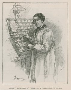Sir Sydney Waterlow, zeneszerzőként dolgozik Párizsban.