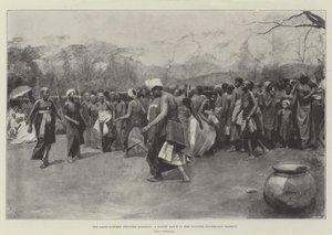 A Lagos-Dahomey határkérdés, őslakosok tánca a vitatott hátországi körzetben