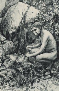 Az Öreg-fennsík ősi bérlője, talán tízezer évszázaddal ezelőtt alkotó: Amedee Forestier