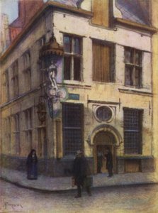 Régi házak a Rue de lEmpereur-en, Antwerpen