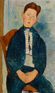Fiú csíkos pulóverben, 1918 alkotó: Amedeo Modigliani