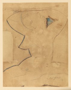 Caryatide au Sein Pointu (Caryatid hegyes mellű) alkotó: Amedeo Modigliani