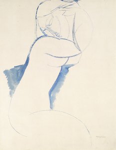 Caryatide, 1913 körül alkotó: Amedeo Modigliani