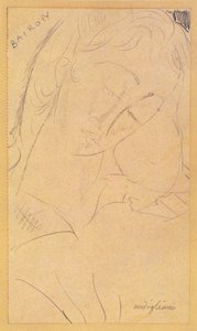 Fej - Bairon alkotó: Amedeo Modigliani