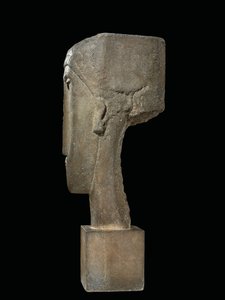 Fej, 1910-1912 körül (mészkő) alkotó: Amedeo Modigliani