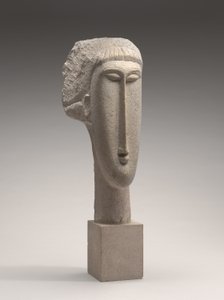 Egy nő feje, 1910-1911 (mészkő) alkotó: Amedeo Modigliani