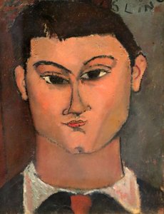 Olasz: Moisè Kisling festő portréja alkotó: Amedeo Modigliani