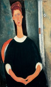 Jeanne Hébuterne (olaj, vászon) alkotó: Amedeo Modigliani